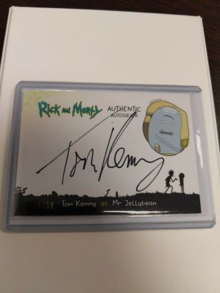 Rick And Morty Autograph T Kenny Mr Jellybean 48/50