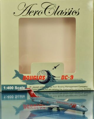 Aeroclassics,  Douglas Dc - 9 - 51,  Northwest Airlines,  N787nc,  Diecast 1/400