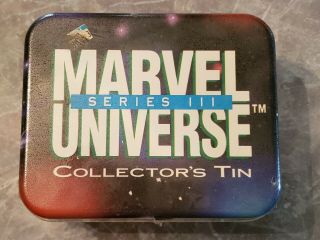 Marvel Universe Series 3 Trading Cards Tin Complete Set Serial Numbered/1