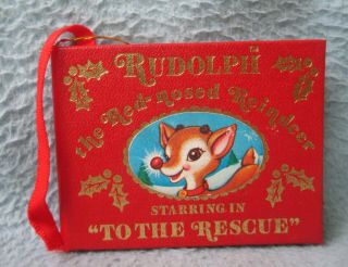 Dc Comics Rudolph The Red Nosed Reindeer Book Christmas Ornament