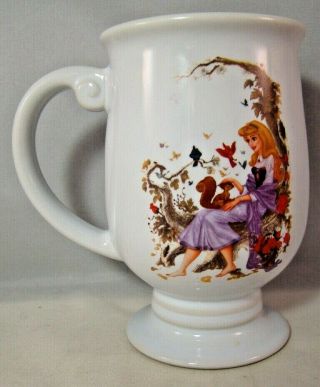Disney Store Princess Aurora Coffee Mug Cup Sleeping Beauty Exclusive Footed