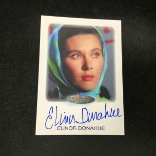 Elinor Donahue As Nancy Hedford 2015 Women Of Star Trek Autograph Auto Phx