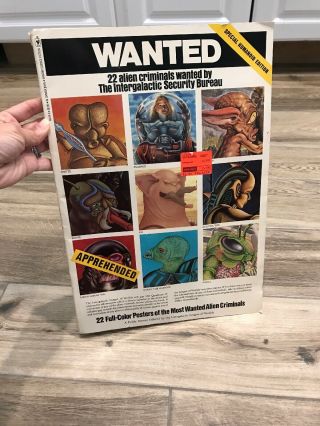Alien Criminals 1980 20 Posters Book Wanted By The Intergalactic Security Bureau