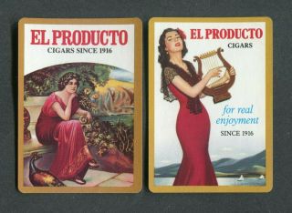 Ads: El Producto Cigars - 2 Single Wide Swap / Playing Cards