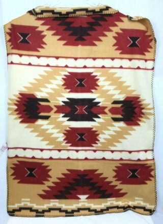 Southwestern Blanket Throw Children St Labre Indian School Native American Aztec