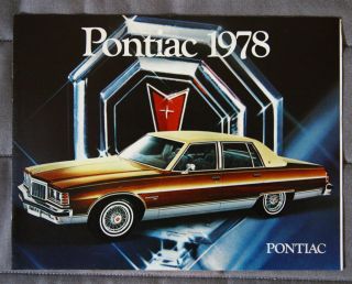 Pontiac Full Range 1978 Dealer Brochure - English - Canadian Market