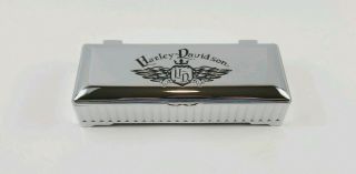 Harley Davidson Silver/chrome Jewelry Box Rare Collector