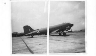 13) Photo Raf C - 47 Dakota Kn387 @ 56.  Staging Post Santa Cruz Bombay - July 1946