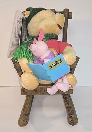 Disney Winnie The Pooh Piglet Rocking Chair Animated Twas Night Before Christmas 2