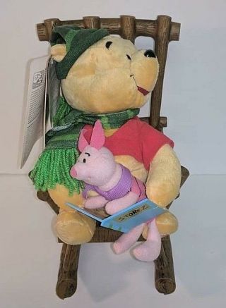 Disney Winnie The Pooh Piglet Rocking Chair Animated Twas Night Before Christmas 3