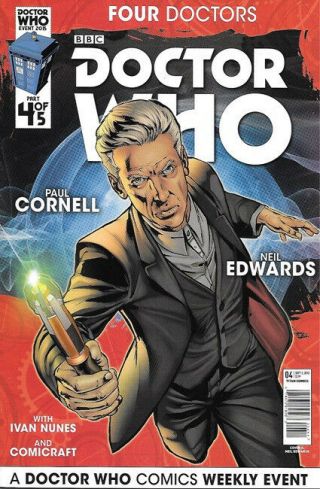 Doctor Who Event 2015: Four Doctors Comic Book 4 Cover A,  Titan 2015 Unread
