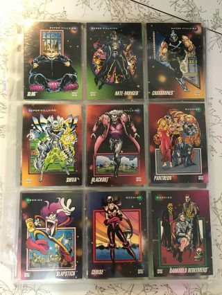 1992 Marvel Universe Trading Cards Almost Complete - Holograms Complete