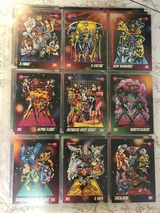 1992 Marvel Universe Trading Cards Almost Complete - Holograms Complete 5
