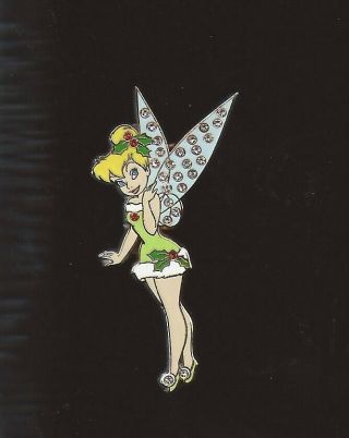 Disney Tinker Bell Pixie Holiday Christmas Pave Pin Le 250
