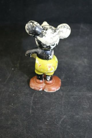Vintage 1930s Ceramic Mickey Mouse Figurine - 5 