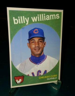 Chicago Cubs Billy Williams 1959 True Rc Style Custom Art Card Aceo