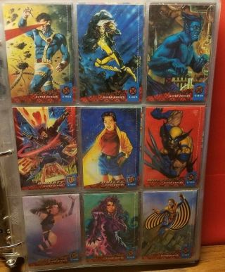 1994 Fleer Ultra X - Men Complete Base Set 1 - 150 Marvel Deadpool Wolverine