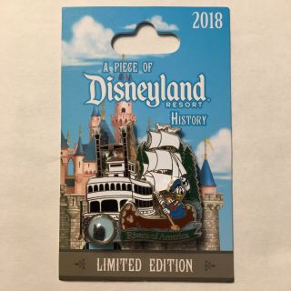 Disney Pin Donald Duck Rivers Of America Piece Of Disneyland History Le 2000