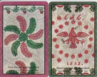 Vintage Usa Blank Back Swap Card - 2 Singles - Museum And Treasures 15