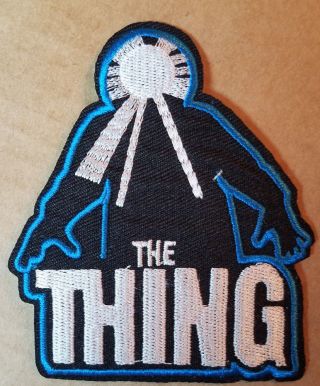 The Thing Movie Logo Horror Embroidered Patch 3 1/2 Inches