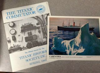 Titanic Commutator Spring 1984 Plus Lithograph
