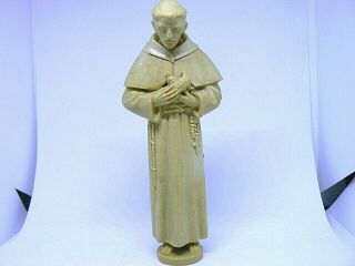 Vintage Pre - Owned Saint Francis Of Assisi 5x1/2 " Tall Catholic Statue