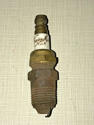 Very Rare Vintage Never Miss Number 8 Spark Plug As Found At Estate Ca.  1909