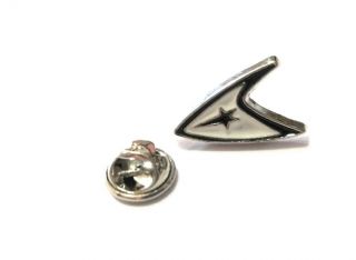 Star Trek Logo Mini Metal Pin Brooch.  8 " Tall Collectible Gift Decor Cosplay