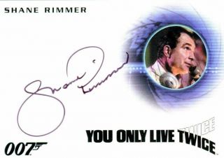 James Bond Archives 2015 Autograph Card Shane Rimmer Radar Operator A279
