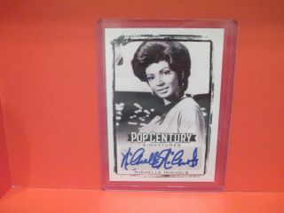 2017 Nichelle Nichols Leaf Pop Century Signatures Autograph Card Star Trek Uhura