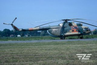 Slide 93 - 17 Mil - Mi - 8 Helicopter German Air Force,  Sar,  1991