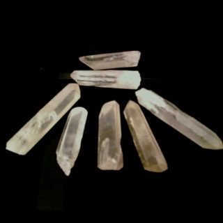 Tibet Natural Clear Quartz Crystal Points Wand Specimen Xtra Large (3 Piece Per)