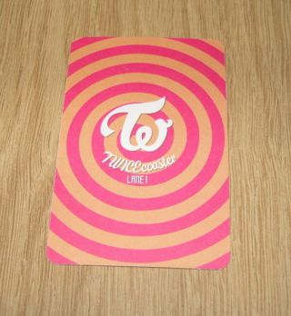 Twice 3rd Mini Album Coaster LANE1 TT Holo Nayeon Photo Card Official 2