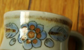 Small Mexico POTTERY CUPS Birds & Flowers Ken Edwards? 3