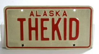 Vintage 1976 Alaska The Kid Personalized Vehicle License Plate Automobilia