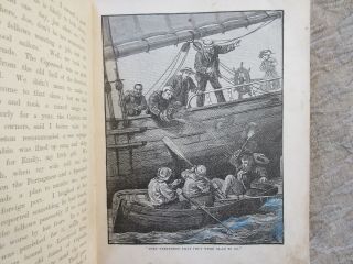 Antique 1882 Book Out & About Hudsons Trip to the Pacific by Kate Woods 3