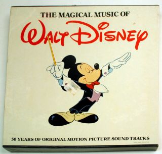 Disney Record Lp - Magical Music Walt Disney - 50 Years Sound Tracks - - - Kfdr - 78