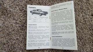 1967 Chevrolet Facts & Figures Book 2