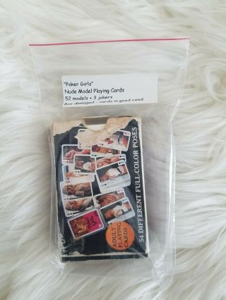 Poker Girls Adult Playing Cards Made In West Germany