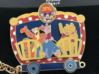 Disney Pin Dlrp Minnie Party Train Pooh Tigger Eyeore