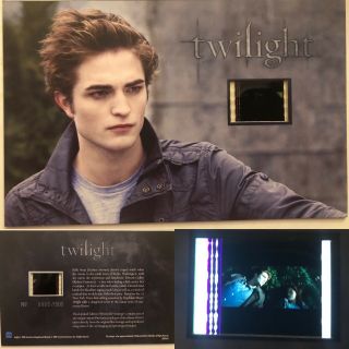 Twilight Robert Pattinson Limited Edition 23 Film Cell Individual Numbered
