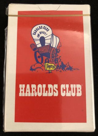 Vintage Harolds Club Casino Reno Nevada Usa Playing Card Deck