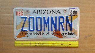 License Plate,  Arizona,  Children 