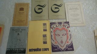 Vintage Minneapolis Mn Theatre Programs Guthrie 1963,  Orchestra,  Uofm 1932,  Met