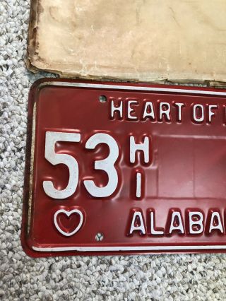 1964 Alabama Truck License Plate (Old Stock) 2