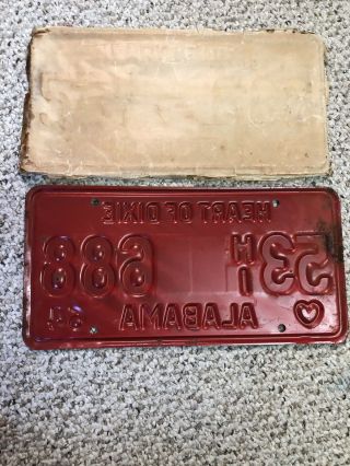 1964 Alabama Truck License Plate (Old Stock) 5