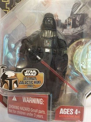 2007 Star Wars Darth Vader A Hope Figurine MOC 30th Anniversary w/ Gold Coin 2
