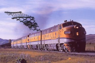 D&rgw Denver & Rio Grande Western Railroad Duplicate Slide 5644 F - 7a Coal Train
