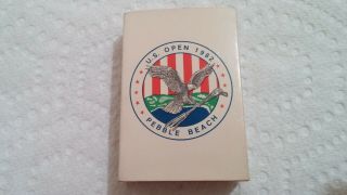 Vintage 1982 Us Open Golf At Pebble Beach Ca Safety Matches Matchbox