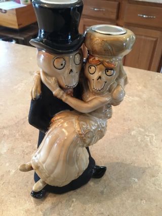 Boney Bunch,  Yankee Candle Holder,  Collectible Bride And Groom